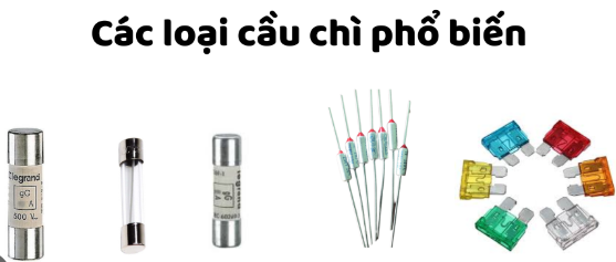 Các loại cầu chì phổ biến trên thị trường