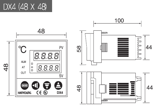 Bộ điều khiển nhiệt độ Hanyoung DX4-PSSNR