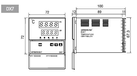 Bộ điều khiển nhiệt độ Hanyoung DX7-PMWNR