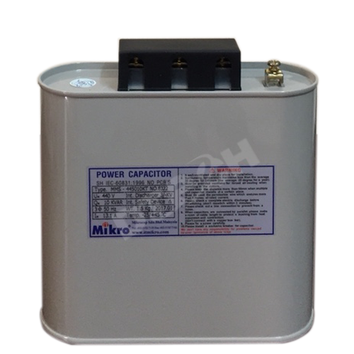 Tụ bù Mikro 3 pha 440V-50Hz-10kVAr, mã sản phẩm MMS-445010KT