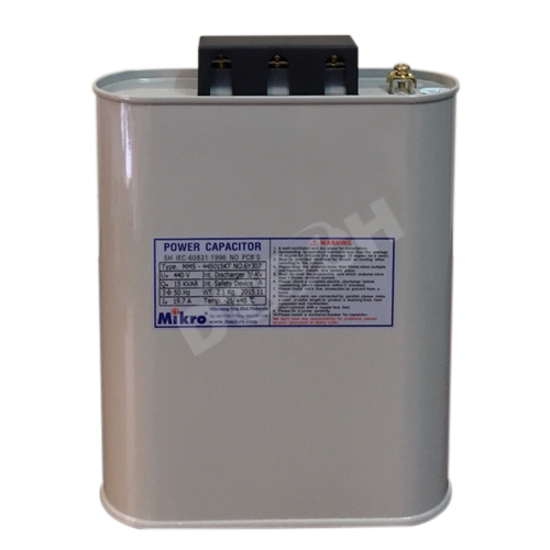 Tụ bù Mikro 3 pha 440V-50Hz-15kVAr, mã sản phẩm MMS-445015KT