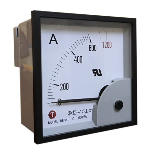 Đồng hồ đo dòng điện (Ampe kế) BE-96 600/5A Taiwan Meter