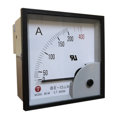 Đồng hồ đo dòng điện (Ampe kế) BE-96 200/5A Taiwan Meter