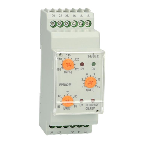 VPRA2M - Rơ le bảo vệ điện áp Selec