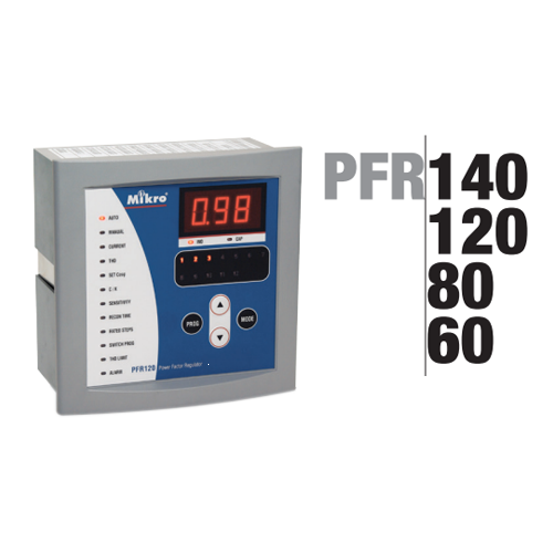 PFR80-220-50 - Bộ điều khiển tụ bù Mikro 8 cấp 3 pha 220V