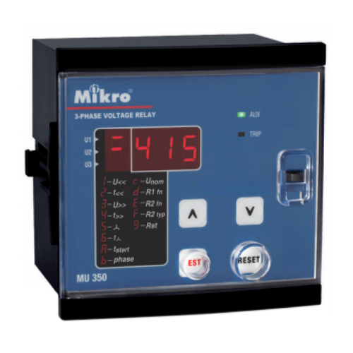 MU350-415V - Rơ le bảo vệ điện áp Mikro